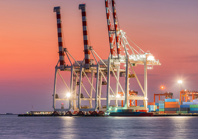 American Shipping Lines ocean containers